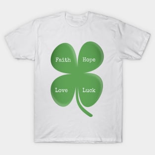 Irish Four Leaf Clover T-Shirt